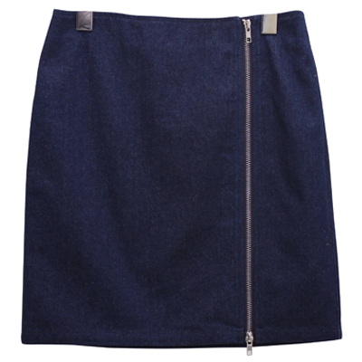 [50%SALE]denim zipper skirt 