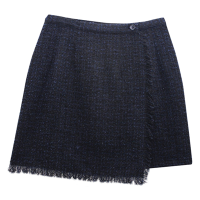 [50%SALE]tweed wrap skirt 