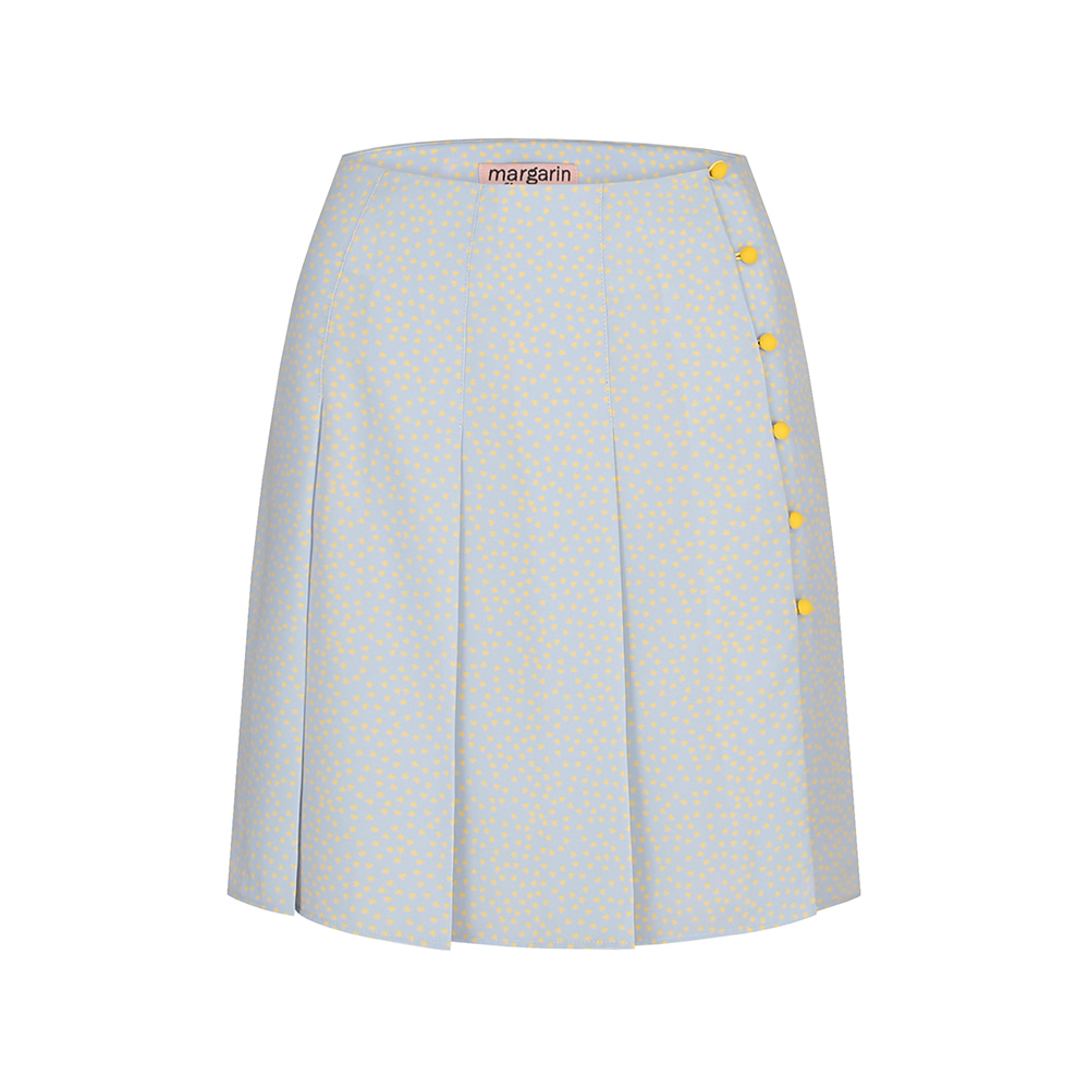 heart pleats skirt (lb)